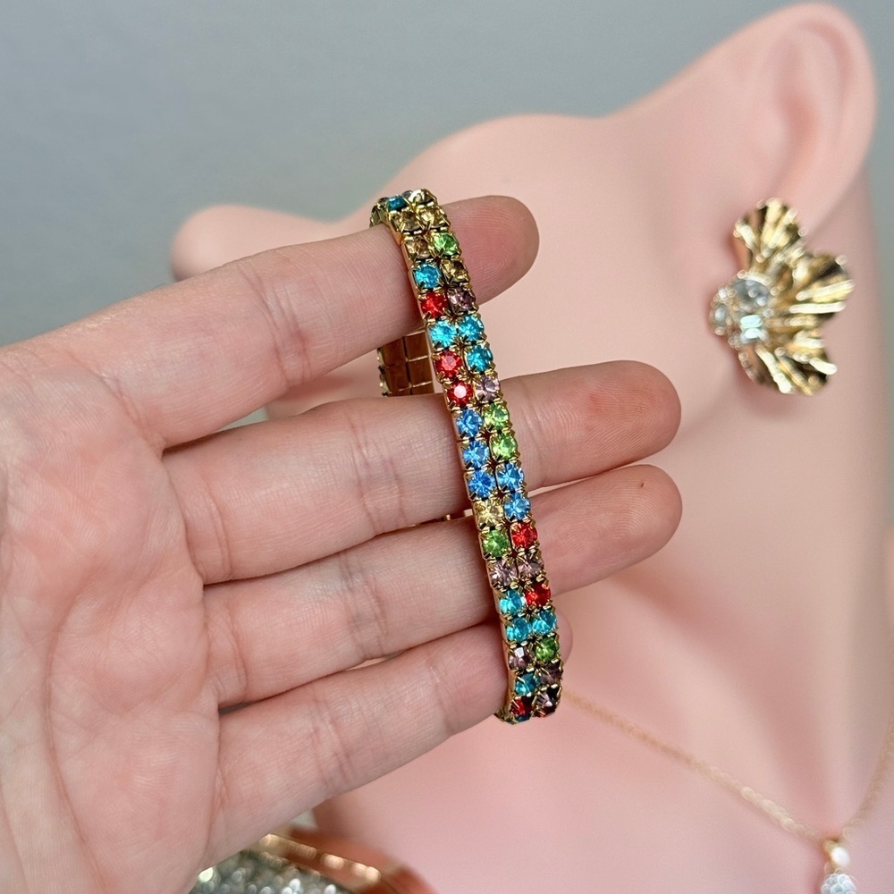 Colorful Gold-Tone Bracelet